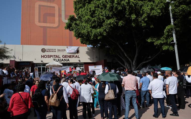 Huelga en sector salud de Tijuana, Tecate y Rosarito