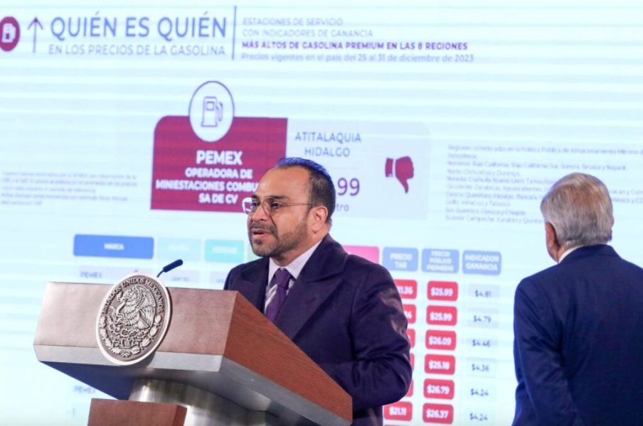 Profeco desmiente gasolinazo, precio máximo está por debajo de los 26 pesos