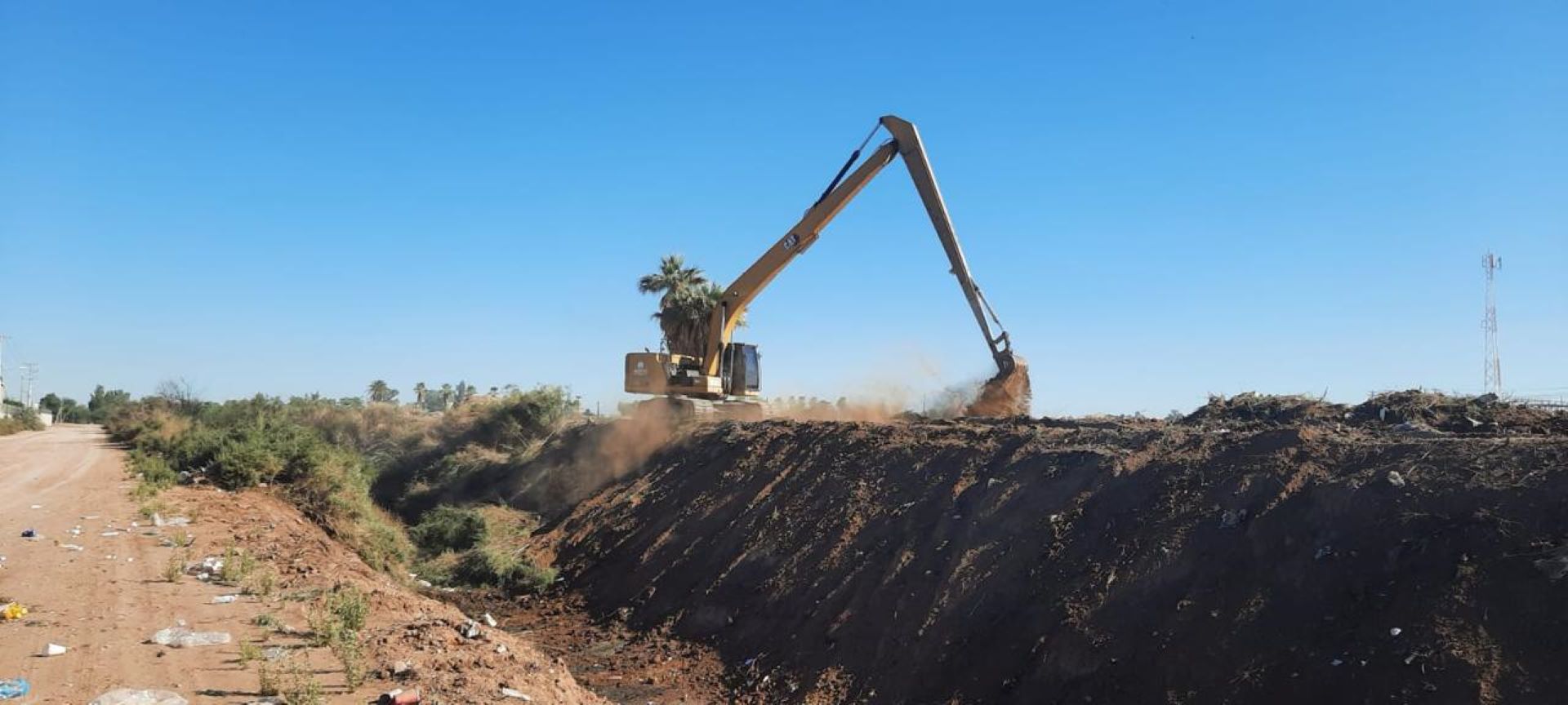 Retiran más de 80 mil toneladas de basura de drenes en Mexicali